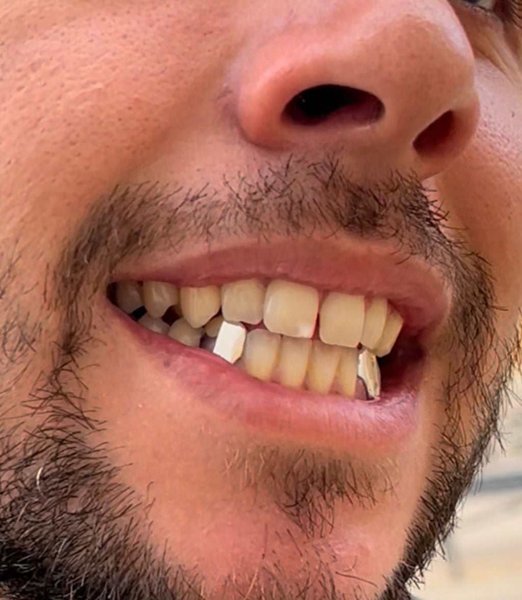 Grillz 2 Piezas Cromo